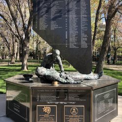 Nevada State Capitol Mall - Thursday, April 25, 2019: Nevada Law Enforcement Officers Memorial.