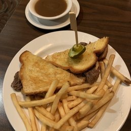 Bob Evans Steak French Dip with au jus, Macedonia OH
