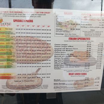 FIESTA PIZZA - Updated April 2025 - 193 Photos & 98 Reviews - 1013 W ...