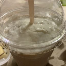 Frapp wipped cream all melted Frapp wipped cream all melted