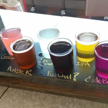 Lenny Boy Brewing - Beer and kombucha flight - Breweries Near Me - Charlotte, North Carolina