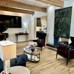 The Living Dynasty - Relax in the more formal living room getting to know one another and enjoy the see through marble fireplace.