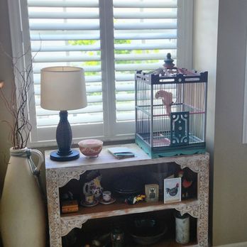 Simply Shutters - The book next to our fireplace is so cute, thanks to Simply Shutters. - Shutters Near Me - Port St Lucie, Florida Simply Shutters - The book next to our fireplace is so cute, thanks to Simply Shutters. - Shutters Near Me - Port St Lucie, Florida