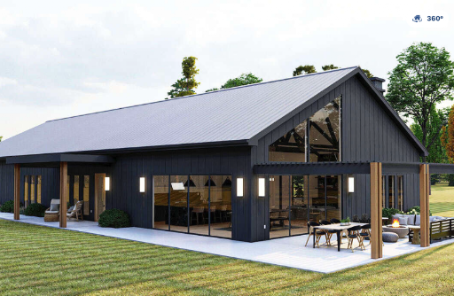 Industrial Chic, Country Comfort - Imagine building a home that blends rugged, unmatched durability with stunning modern aesthetics, creating a "staycation" experience that lasts a lifetime. Our engineered steel barndominiums offer contractors faster, turnkey assembly and provide homeowners with complete, open-span customization, all at a cost-effective price compared to traditional construction. Forget termites, rotting wood, and high maintenance—let’s build your legacy home with steel that’s designed to stand strong for generations.