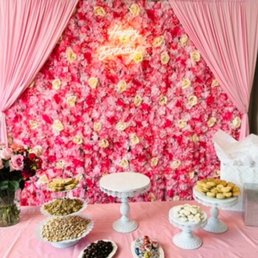 Floral backdrop
