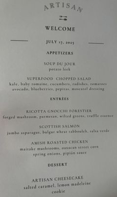 Menu photo 3 Artisan Southport, CT