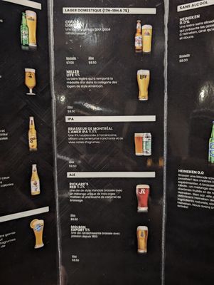 Menu photo 8 Madisons Laval, QC Menu photo 8 Madisons Laval, QC