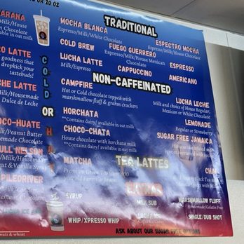 Luchador Coffee - Menu - Coffee & Tea Near Me - Tulsa, Oklahoma Luchador Coffee - Menu - Coffee & Tea Near Me - Tulsa, Oklahoma
