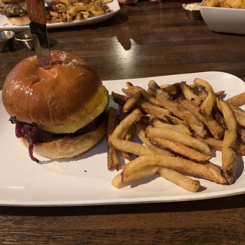 Kid Rip's - The elk burger with fries. Very nicely done - Pubs Near Me - Runnemede, New Jersey Kid Rip's - The elk burger with fries. Very nicely done - Pubs Near Me - Runnemede, New Jersey