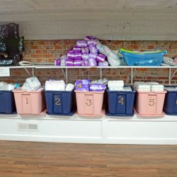Women's Enrichment Center - Multi-size Diaper selection in the Baby Boutique