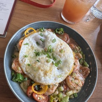 Unconventional Diner - Caribbean Shrimp & Grits and Hawaiian Punch - Breakfast & Brunch Near Me - Washington, DC, District of Columbia