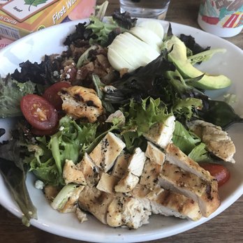 Eureka! - Cobb salad (it does come with blue cheese which I removed and ranch dressing). Very good. - American Near Me - Concord, California Eureka! - Cobb salad (it does come with blue cheese which I removed and ranch dressing). Very good. - American Near Me - Concord, California