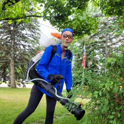Bug Busters Pest Control - Melissa, hard at work!
