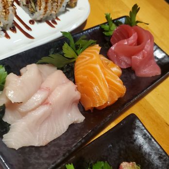 Hiro's Sushi Bar - Sashimi Trio - Japanese Near Me - Flagstaff, Arizona Hiro's Sushi Bar - Sashimi Trio - Japanese Near Me - Flagstaff, Arizona