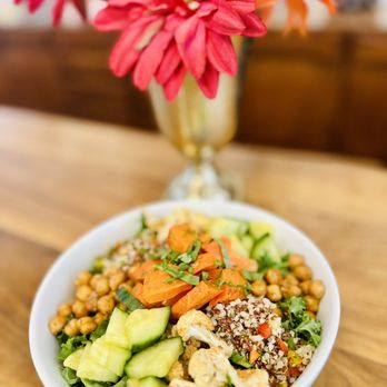 Baked It Myself - *New Menu Item
Roasted Yam + Cauliflower Salad - Salad Near Me - Van Nuys, California Baked It Myself - *New Menu Item
Roasted Yam + Cauliflower Salad - Salad Near Me - Van Nuys, California