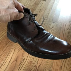 AJ's Shoe Clinic - AJ just revived two pair of shoes for me--dress shoes and chukas, and both look new! Total bill: $55! Great value!
