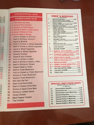 Menu photo 2 C & J Buffet Perry, FL