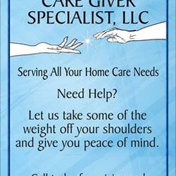 Alternate Solutions Care Giver Specialist, LLC - Copy of the rack card we place at businesses