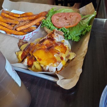 Scoot's BBQ - Turkey melt & sweet potato fries - Barbeque Near Me - Gloucester Point, Virginia