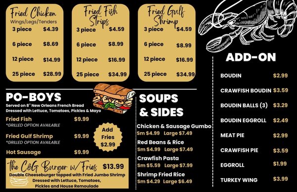 C&G SEAFOOD AND DELI - 305 S Burnside Ave, Gonzales, LA - Yelp