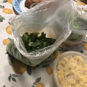 Bonefish Grill - Salad in a sandwich bag. - Seafood Near Me - Palm Beach Gardens, Florida