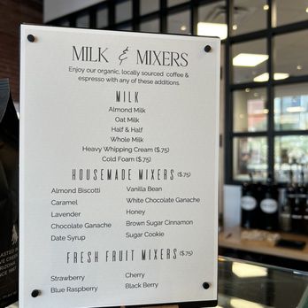 A Flour Shop - Menu - Coffee & Tea Near Me - Phoenix, Arizona