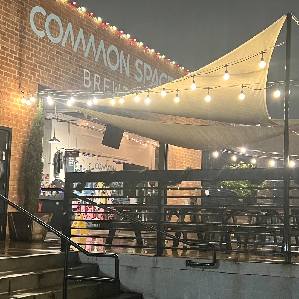 Common Space Brewery - Outside (on a rainy night) - Breweries Near Me - Hawthorne, California Common Space Brewery - Outside (on a rainy night) - Breweries Near Me - Hawthorne, California