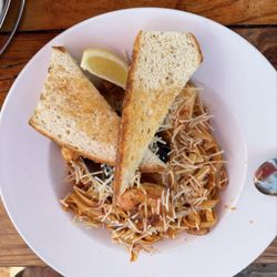 International C-Food Market - Seafood Fettuccine with Cioppino Tomato Sauce. Sauce isn't very good. Maybe a 2.75 or 3/5.
