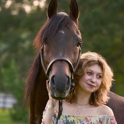 Rushlow's Arabian Farms - This young lady began riding at Rushlows as a child