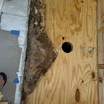 Five Star Remodeling - You can see the leak. I didn't take an actual picture of the cracked pipe, I wish I did - General Contractors Near Me - Austin, Texas Five Star Remodeling - You can see the leak. I didn't take an actual picture of the cracked pipe, I wish I did - General Contractors Near Me - Austin, Texas