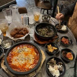 Bada Kitchen - Spicy rice cake with ramen.  Bulgogi.  Korean fried Chicken.