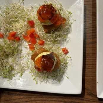 Emmet's Social Table - Fried deviled eggs - American Near Me - Waxhaw, North Carolina Emmet's Social Table - Fried deviled eggs - American Near Me - Waxhaw, North Carolina