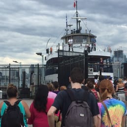 Boarding ferry back to Toronto. Ferry price is currently $7.50 & includes a return!