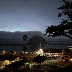 Beach Bungalow Inn And Suites - Morro Rock photo taken a block away from the hotel while walking Jude at night