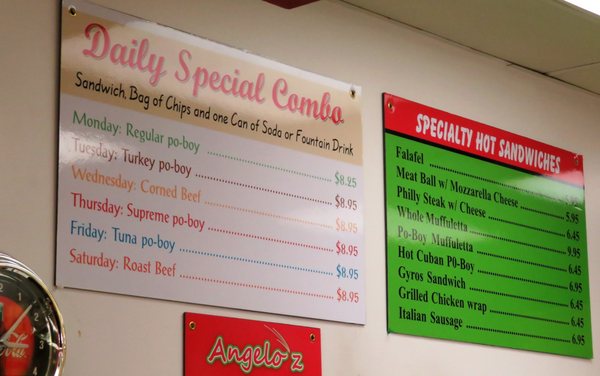 Menu photo 4 Angelo'z Houston, TX