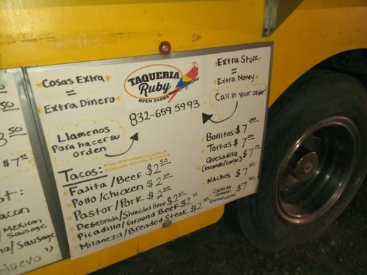 Menu photo 6 Taqueria Ruby Houston, TX Menu photo 6 Taqueria Ruby Houston, TX