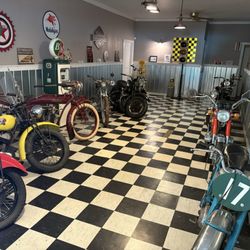 The Iron Rooster Rotisserie & Grill - Bike museum