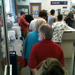 US Post Office - One mail person on duty...