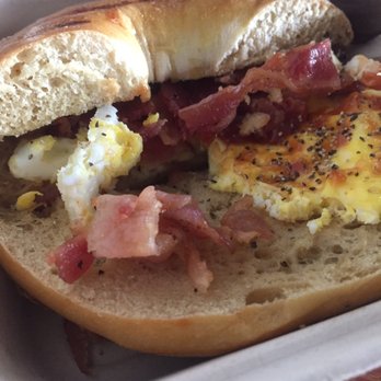 Eastside Juice - Egg disc, raw bacon- undercooked bagel- I added the pepper to try and give it some flavor- yuck - Juice Bars & Smoothies Near Me - Bishop, California Eastside Juice - Egg disc, raw bacon- undercooked bagel- I added the pepper to try and give it some flavor- yuck - Juice Bars & Smoothies Near Me - Bishop, California