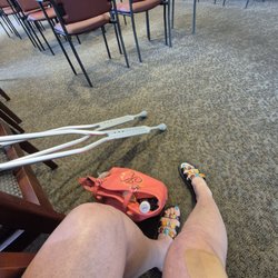 Associated Orthopedists of Detroit, PC - Waiting for My ride in lobby after arthrocentesis procedure to remove lots of synovial fluid from right knee. Need pain pill!   7/17/2025