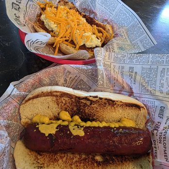 Skinny's Bar & Grill - Chili, cheese, slaw Dog and a regular dog - Bars Near Me - Newnan, Georgia Skinny's Bar & Grill - Chili, cheese, slaw Dog and a regular dog - Bars Near Me - Newnan, Georgia