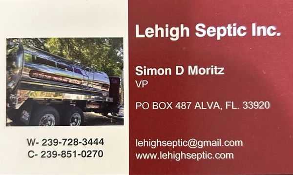 Lehigh Septic Tank Service