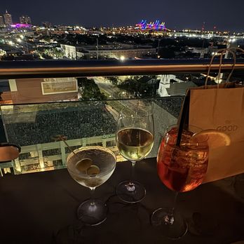 Hot Tin - Beautiful night time view - Cocktail Bars Near Me - New Orleans, Louisiana