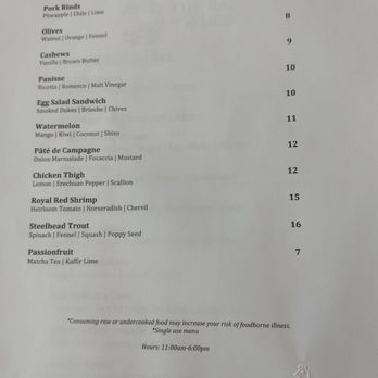 The Bar at Willett - Menu. - Bars Near Me - Bardstown, Kentucky The Bar at Willett - Menu. - Bars Near Me - Bardstown, Kentucky