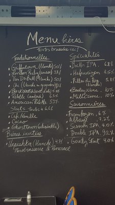 Menu photo 2 Brasseur de Montréal Montreal, QC Menu photo 2 Brasseur de Montréal Montreal, QC