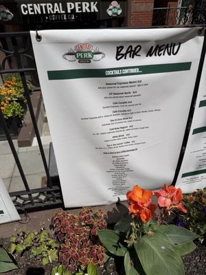 Menu photo 5 Central Perk Cafe Boston, MA
