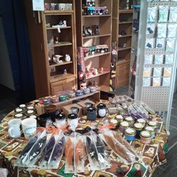 Mystic Treasures and Massage - Zodiac and Birthstone candles with real gemstones, Halloween Items