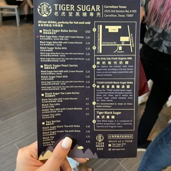 Tiger Sugar - Menu - Bubble Tea Near Me - Carrollton, Texas Tiger Sugar - Menu - Bubble Tea Near Me - Carrollton, Texas