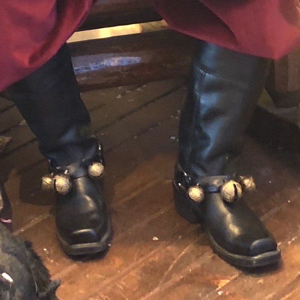 Al took my ordinary Durango boots and made them into the most magical marvels a Santa could ever ask for!!