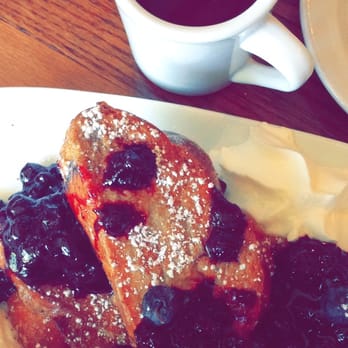 The Shanty - french toast - challah, blueberry lime jam, fresh blueberries, whipped cream, connecticut pure maple syrup - New American Near Me - Warwick, Rhode Island